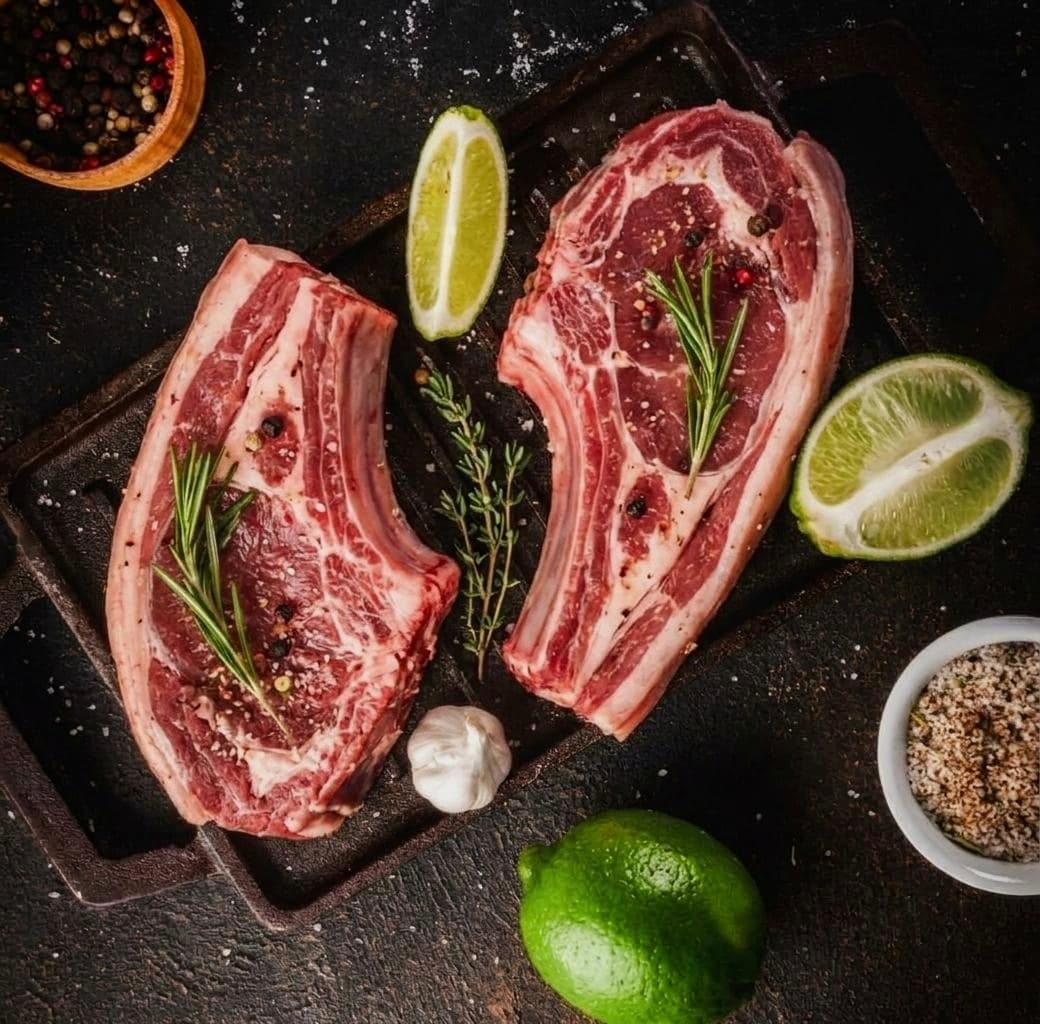 Fresh mutton cuts